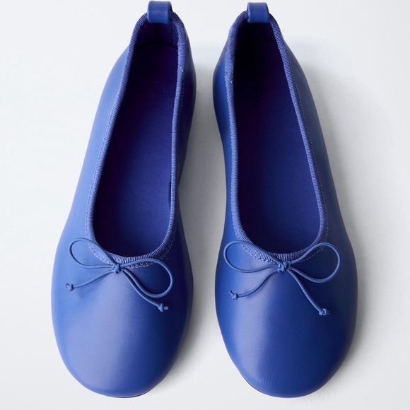 ZARA Basic Ballerina Flats Size UK39 - Picture 1 of 3